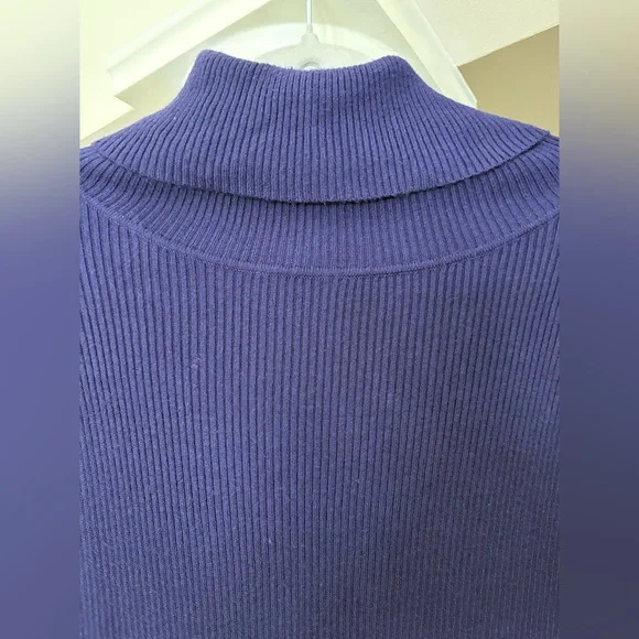 Stitchdrop Ribbed Turtleneck Sweater Dress - NWOT - Picture 5 of 17